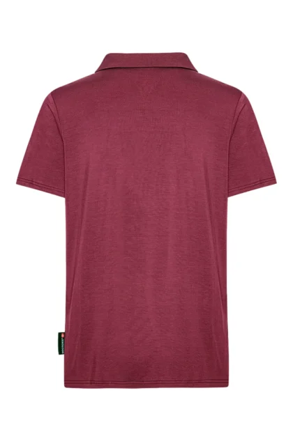 Woman polo dry pink back