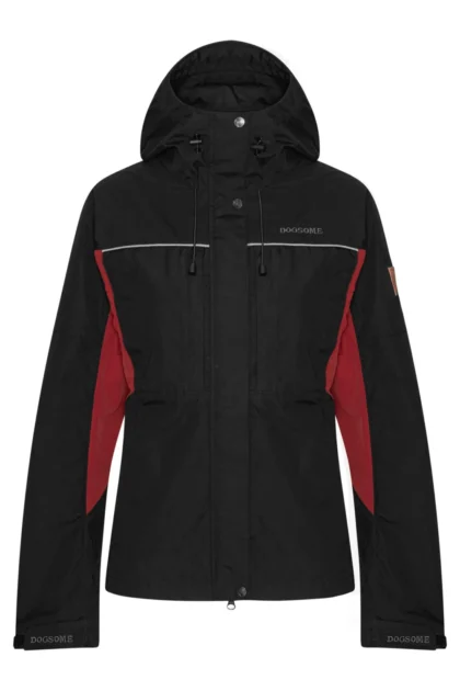Off-road performance jacket Red/Black back